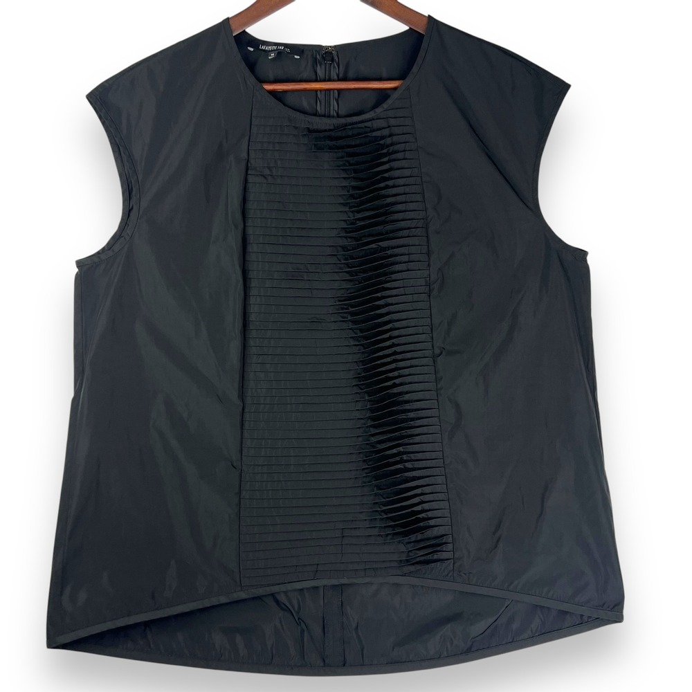 Lafayette 148 New York Black Blouse